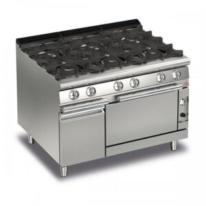 Q70PCF/G1205 6 Burner Gas Cook Top With Gas Oven L