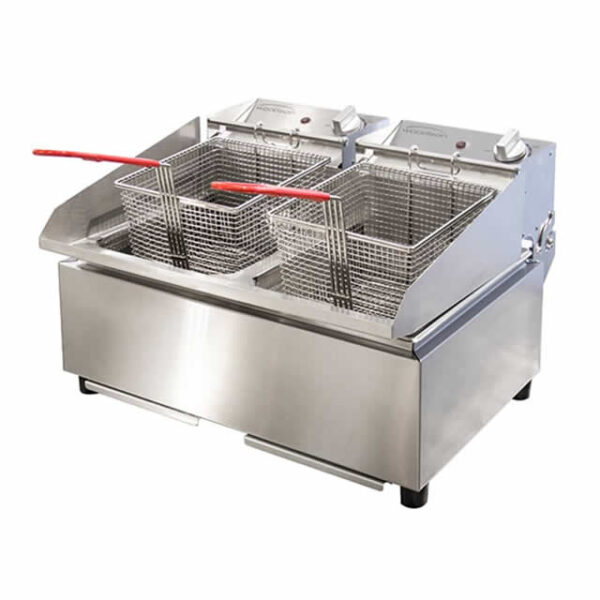 WFRT50-80 Woodson Twin Pan Fryer Wfrt50 80
