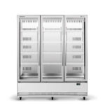 BME1200N A 3 door glass door commercial fridge