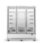 BME1200N A 3 door glass door commercial fridge