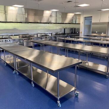 Commercial Stainless Fitout For School Kitchen