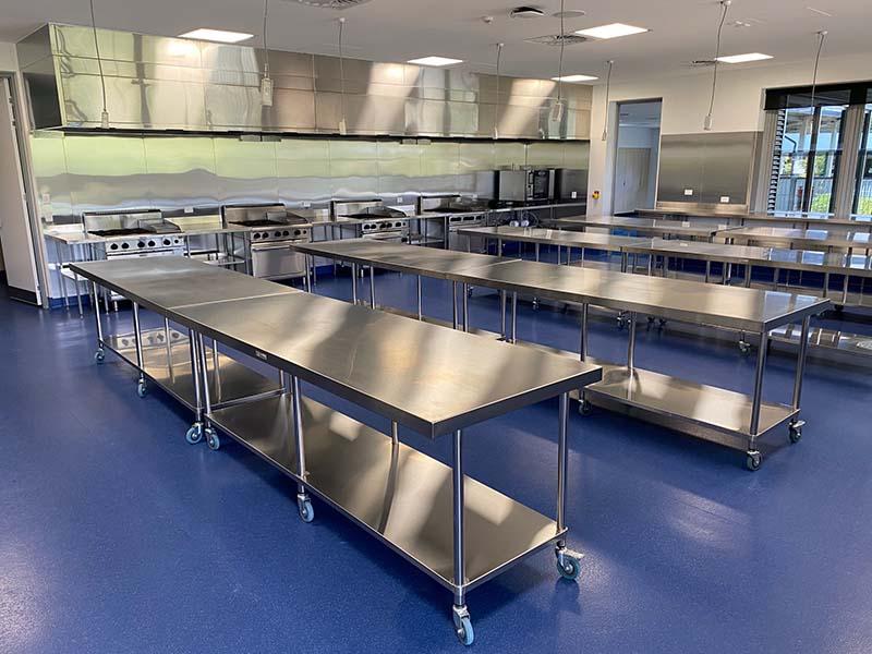 Commercial Stainless Fitout For School Kitchen