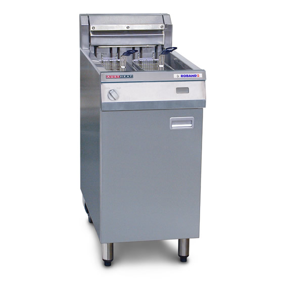 AF812 Freestand Elec Fryer With Baskets