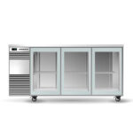 BB3GSL BackBar 3 Glass Sliding Door Fridge