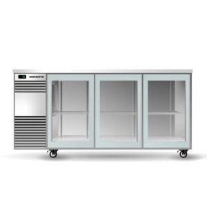 BB3GSL BackBar 3 Glass Sliding Door Fridge
