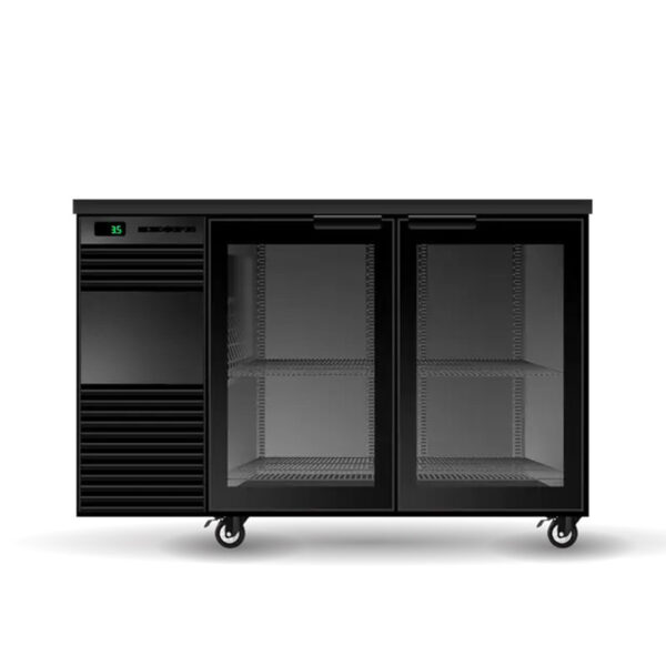 BackBar 2 Glass Swing Door Fridge