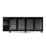 BackBar BB4GSW BackBar 4 Glass Swing Door Fridge