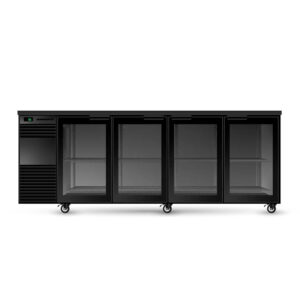 BackBar BB4GSW BackBar 4 Glass Swing Door Fridge