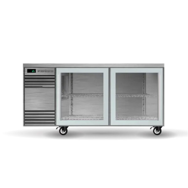 BackBar 2 Glass Sliding Door CounterLine Fridge