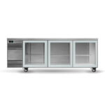 CL3GSL BackBar 3 Glass Sliding Door CounterLine Fridge
