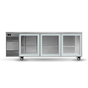 CL3GSL BackBar 3 Glass Sliding Door CounterLine Fridge