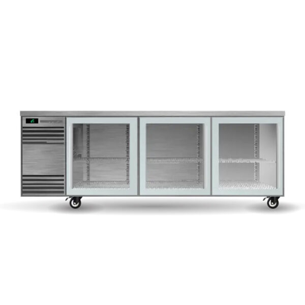CL3GSL BackBar 3 Glass Sliding Door CounterLine Fridge