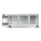 CL3GSW W BackBar 3 Glass Swing Door CounterLine Fridge