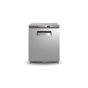 RF6 fridge 1 Solid Door Underbench Fridge