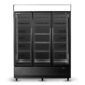 SKB1500N AC 3 door display fridge with lit sign