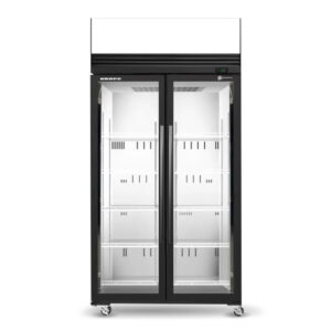 SKFT1000N AC 2 door glass fridge