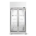 TME1000N A 2 glass door fridge