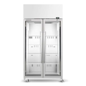 TME1000N A 2 glass door fridge