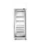 TME650N AC single glass door display fridge