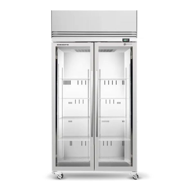 TMF1000N A V3 2 glass door display fridge