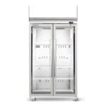 TMF1000N-AC 2 Glass Door Display or Storage Freezer, Lit Sign