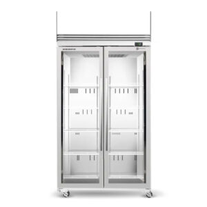 TMF1000N-AC 2 Glass Door Display or Storage Freezer, Lit Sign
