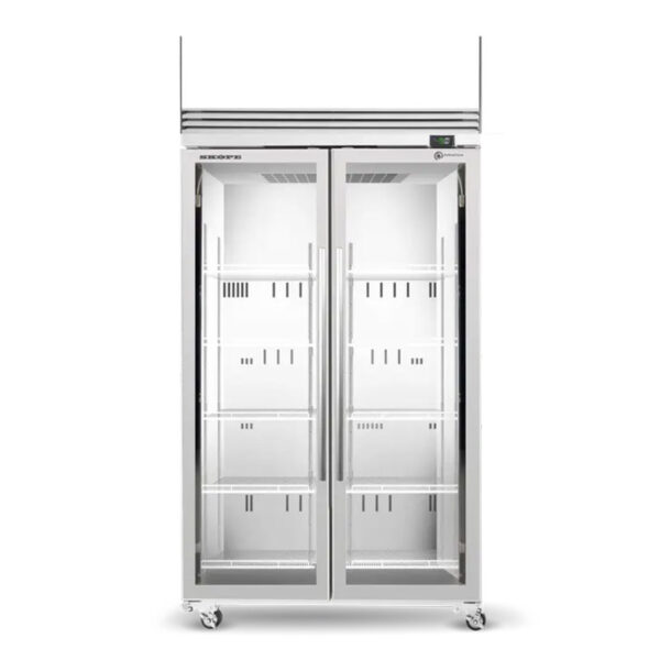TMF1000N-AC 2 Glass Door Display or Storage Freezer, Lit Sign