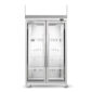 TMF1000N-AC 2 Glass Door Display or Storage Freezer, Lit Sign